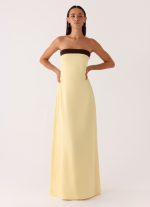 Jiana Maxi Dress - Baby Yellow - 图片 6