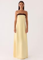 Jiana Maxi Dress - Baby Yellow - 图片 5