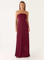 Jiana Maxi Dress - Merlot - 图片 4