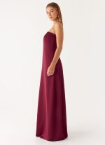 Jiana Maxi Dress - Merlot - 图片 2