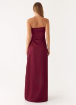 Jiana Maxi Dress - Merlot - 图片 3