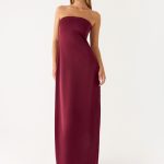 Jiana Maxi Dress - Merlot