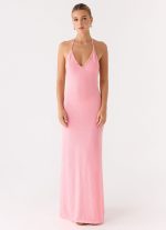 Jianna Knit Maxi Dress - Pink - 图片 2