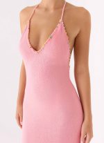 Jianna Knit Maxi Dress - Pink - 图片 6