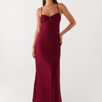 Joanie Maxi Dress - Maroon