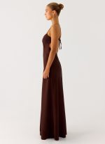 Joanie Maxi Dress - Chocolate - 图片 6