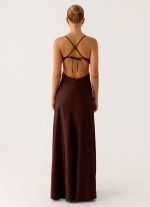 Joanie Maxi Dress - Chocolate - 图片 5