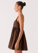 Jonas Mini Dress - Brown - 图片 3
