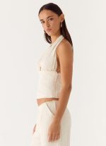 Josephina Halter Top - Oat - 图片 2