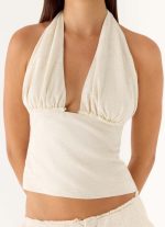 Josephina Halter Top - Oat - 图片 6