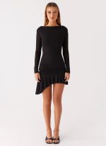 Juliana Mini Dress - Black - 图片 4