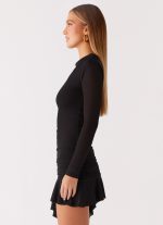 Juliana Mini Dress - Black - 图片 2