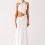 Juliander Knot Maxi Dress - White