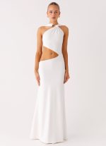Juliander Knot Maxi Dress - White