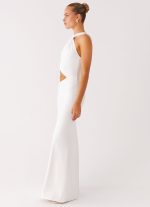 Juliander Knot Maxi Dress - White - 图片 2
