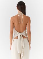 Julissa Halter Top - Oat - 图片 3