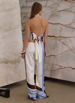 Julissa Halter Top - Purple Stripe - 图片 4