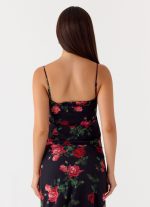 Kahlo Top - Midnight Bloom - 图片 6