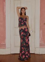 Kahlo Top - Midnight Bloom - 图片 4