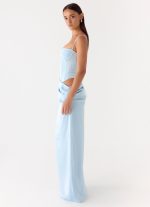 Kalila Corset Maxi Dress - Blue - 图片 6