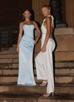 Kalila Corset Maxi Dress - Blue - 图片 3