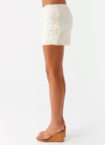 Kalita Mini Skirt - Ivory - 图片 3