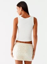 Kalita Mini Skirt - Ivory - 图片 4