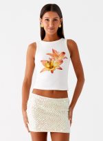 Kalita Mini Skirt - Ivory - 图片 6