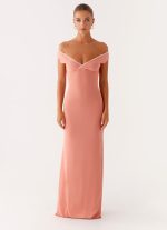 Katiya Maxi Dress - Peach - 图片 2