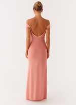 Katiya Maxi Dress - Peach - 图片 4