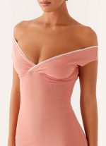 Katiya Maxi Dress - Peach - 图片 5