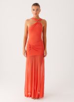 Kavala Maxi Dress - Coral - 图片 6