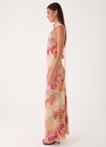 Keena Chiffon Scarf Maxi Dress - Botanic Cheetah - 图片 3