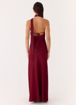 Keena Scarf Maxi Dress - Merlot - 图片 7