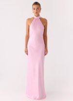 Keena Scarf Maxi Dress - Pink - 图片 8