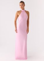 Keena Scarf Maxi Dress - Pink - 图片 5