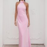 Keena Scarf Maxi Dress - Pink