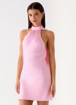 Keena Scarf Mini Dress - Pink - 图片 2
