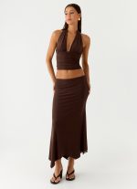 Kerrie Halter Top - Chocolate - 图片 6
