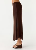 Kerrie Hanky Midi Skirt - Chocolate - 图片 2