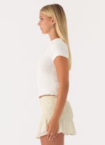 Kerrigan Knit Top - White - 图片 2