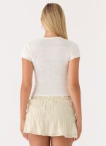 Kerrigan Knit Top - White - 图片 3