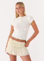Kerrigan Knit Top - White