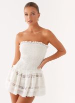 Kimia Mini Dress - White - 图片 5