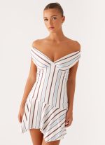 Kirby Mini Dress - Blue Stripe - 图片 5
