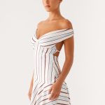 Kirby Mini Dress - Blue Stripe