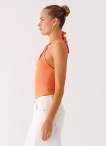 Kirra Halter Top - Peach - 图片 3