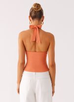 Kirra Halter Top - Peach - 图片 4