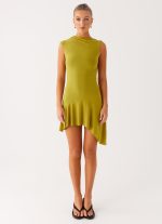 Lanai Mesh Mini Dress - Lime - 图片 2