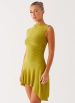Lanai Mesh Mini Dress - Lime - 图片 3